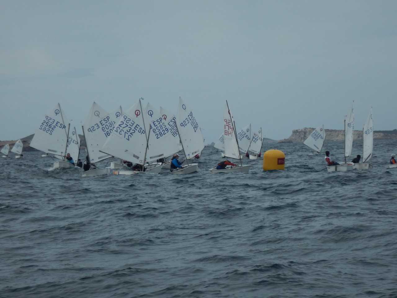Es Nàutic Sant Antoni, Ibiza, Copa Federación de Vela, clase Optimist, vela